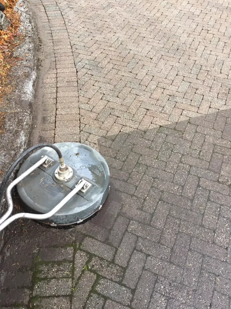 Cement Areas Pressure Washing