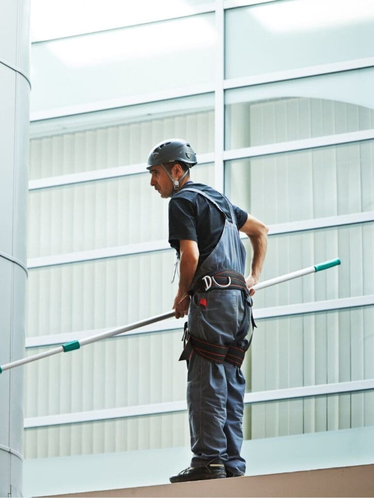 Interior residential window washing in South Surrey