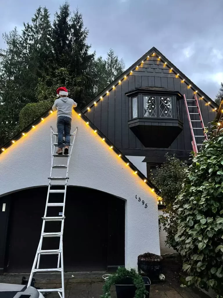 Christmas Lights Hanging