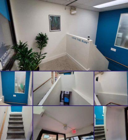 Painting commercial building