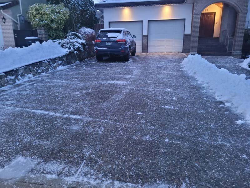 parking lot snow removal