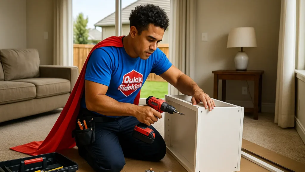 Furniture assembly service by Quick Sidekick in South Surrey