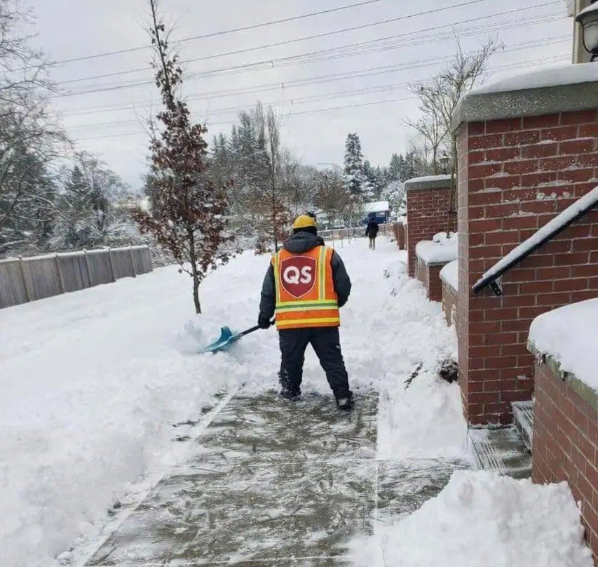 snow removal service sidewalk clearing vancouver Quicksidekick
