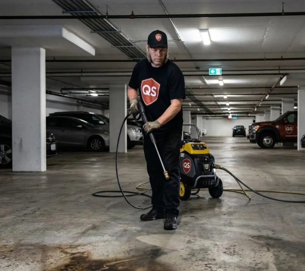 parking lot vancouver bc, pressure washing service