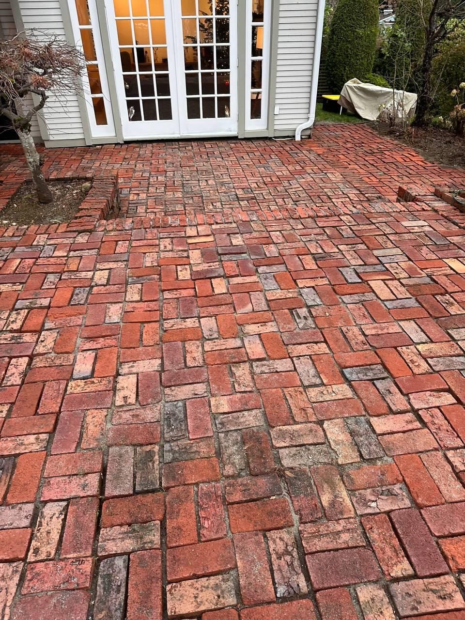 After pressure washing in Vancouver