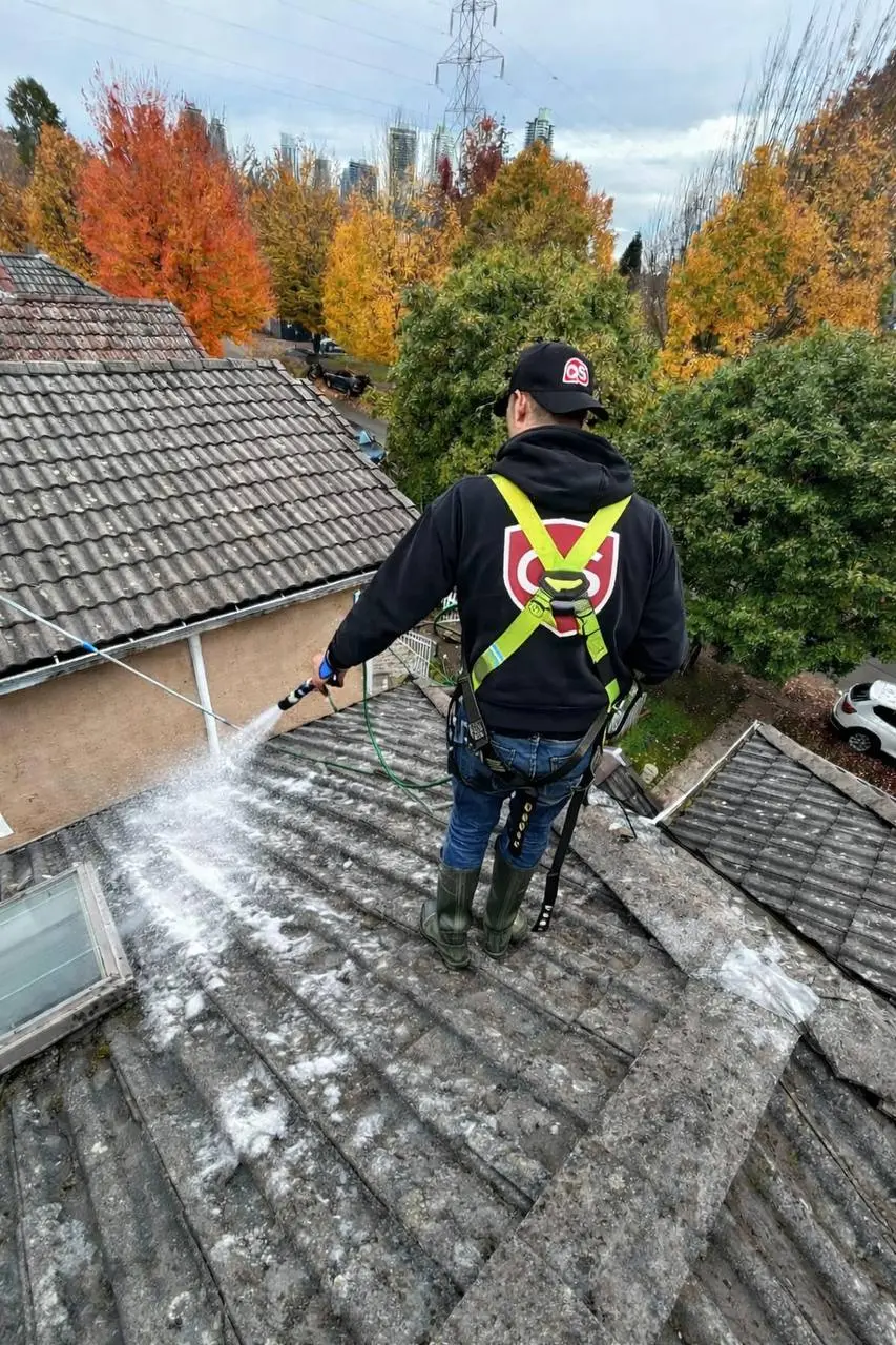 Commercial roof cleaning services in Vancouver BC