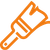 Wall Paint brush icon