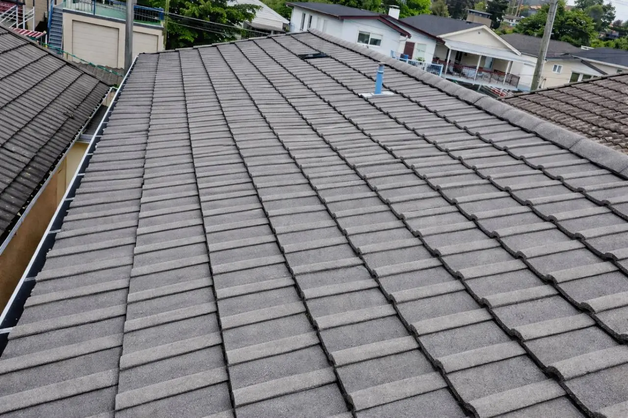 After roof cleaning service in Vancouver