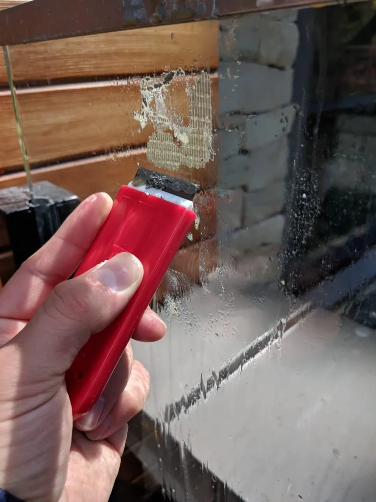 Tape or Glue Stuck on Windows