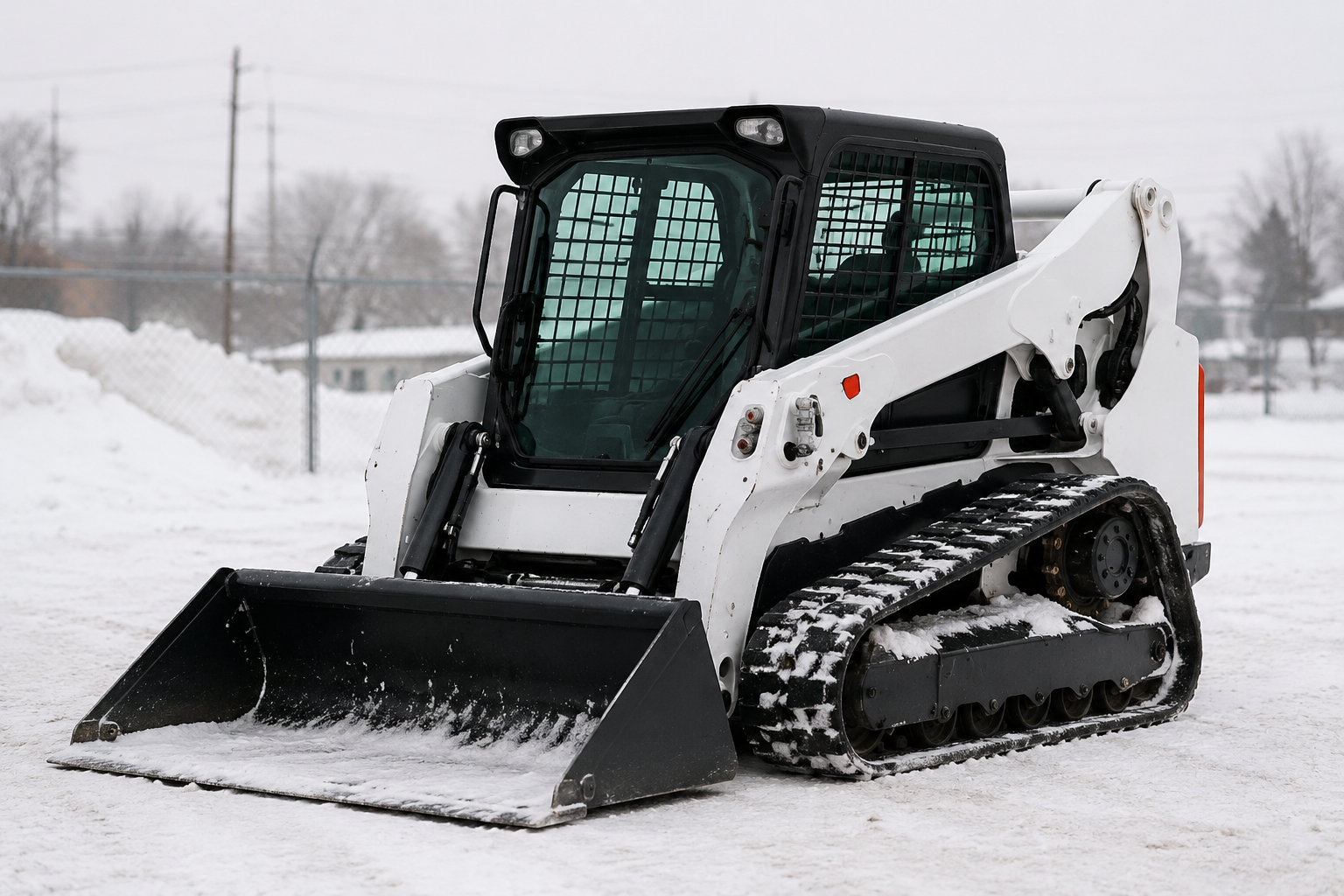 Bobcat heavy snow removal