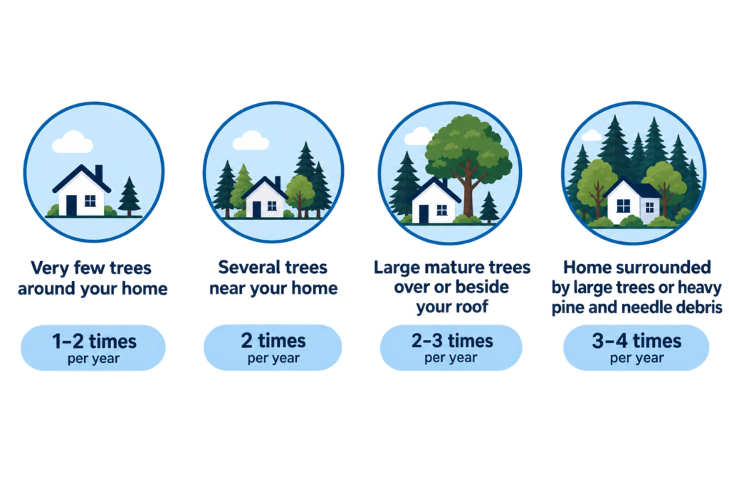 sample image of how often you should have your gutters cleaned