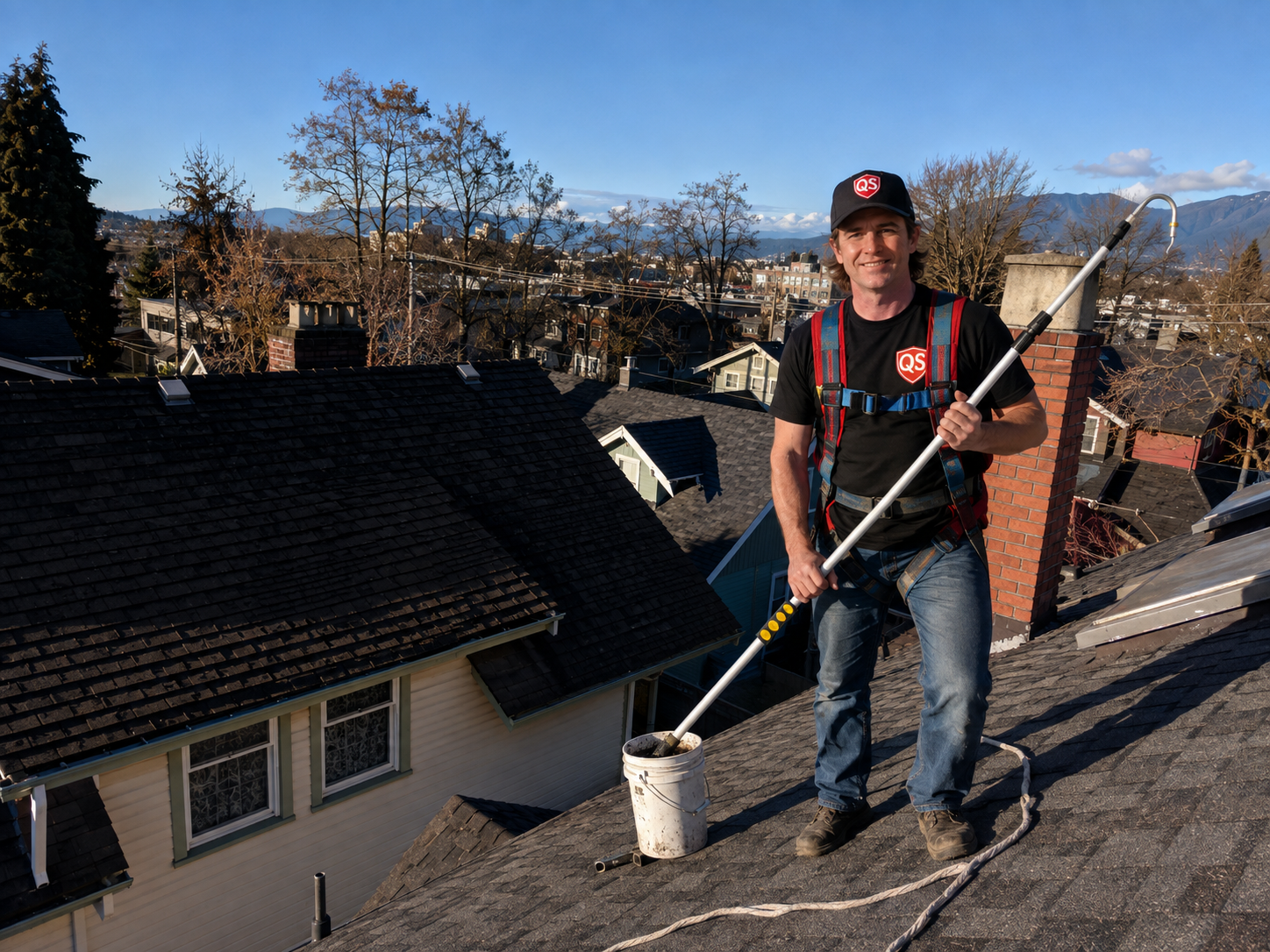 Gutter maintenance services in Vancouver by Quick Sidekick