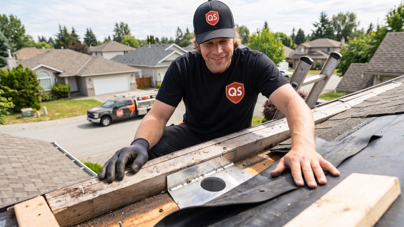 Hidden box gutter and concealed gutter system in Vancouver
