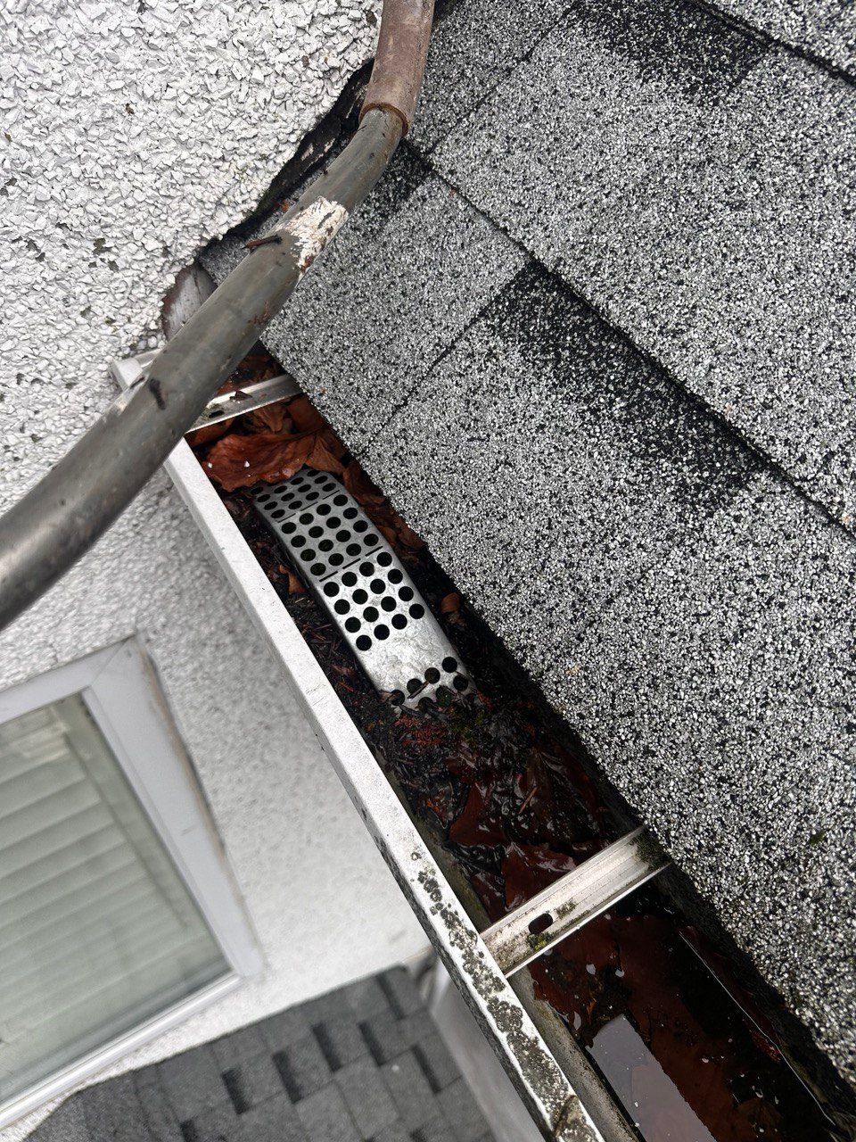 Gutter basket installation in Vancouver