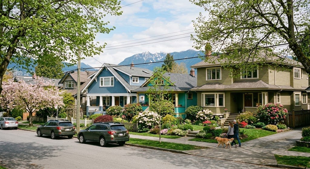 Residential homes for exterior gutter cleaning in Vancouver