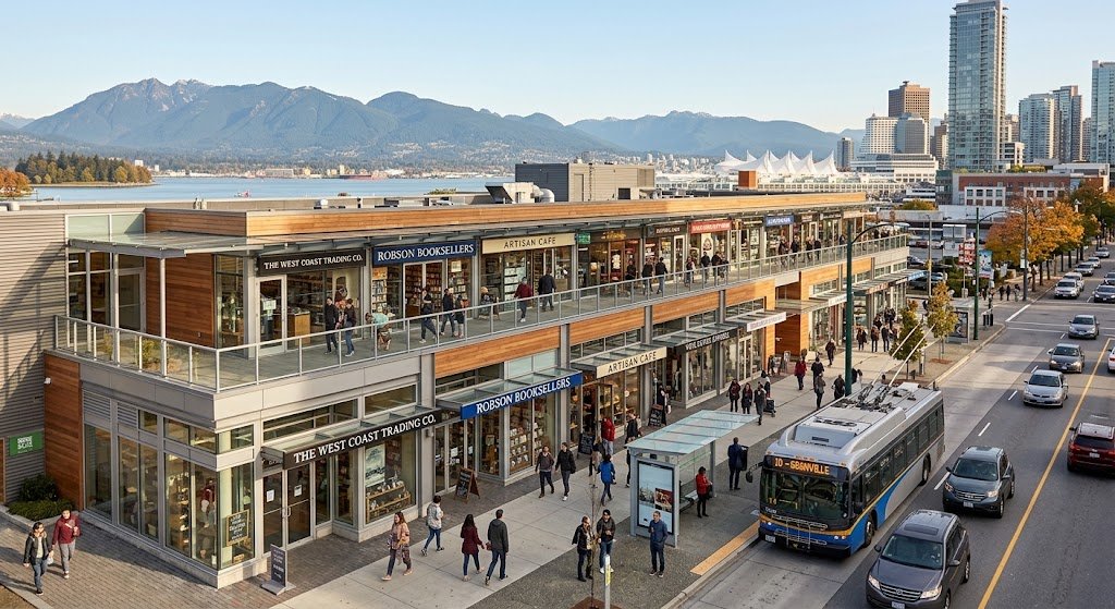 Commercial building roof cleaning in Vancouver