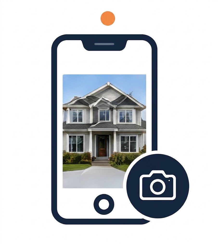 Send photos of your property for an exterior gutter cleaning estimate
