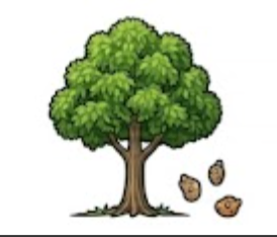Tree coverage near commercial gutters