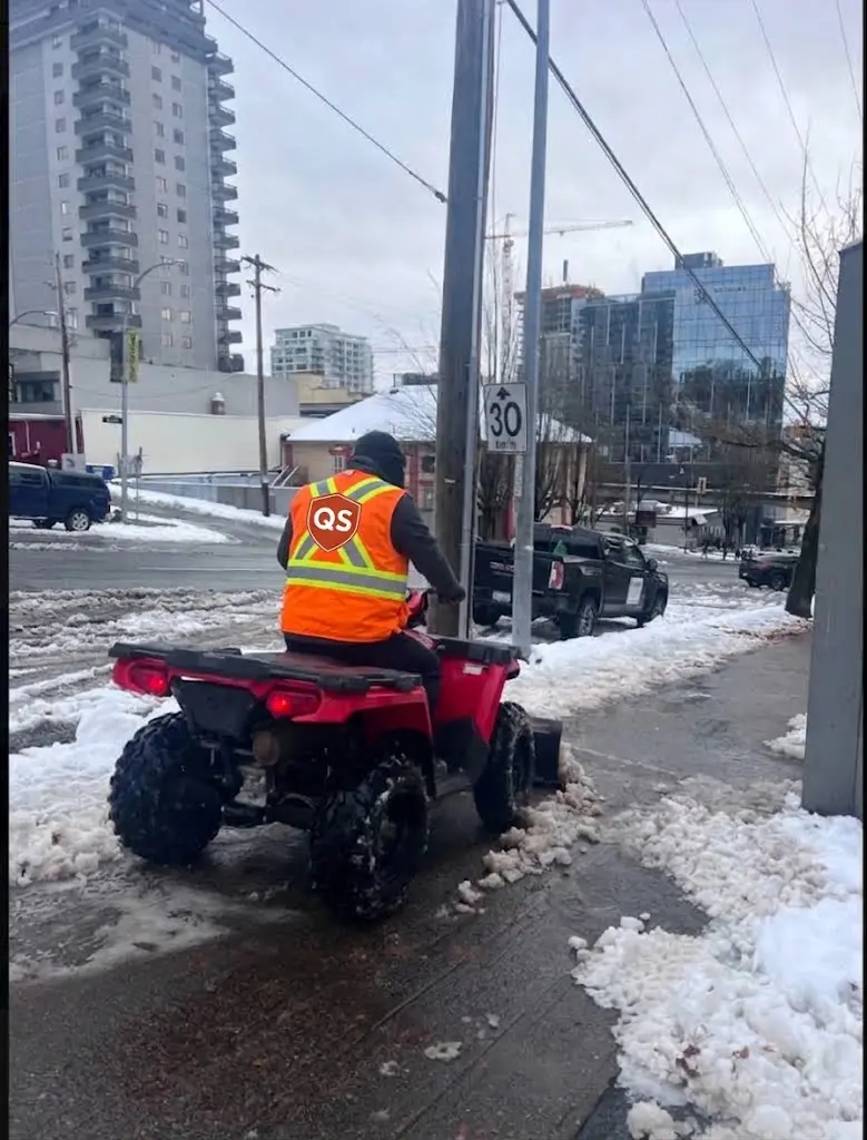Quick Sidekick commercial snow removal service in Vancouver