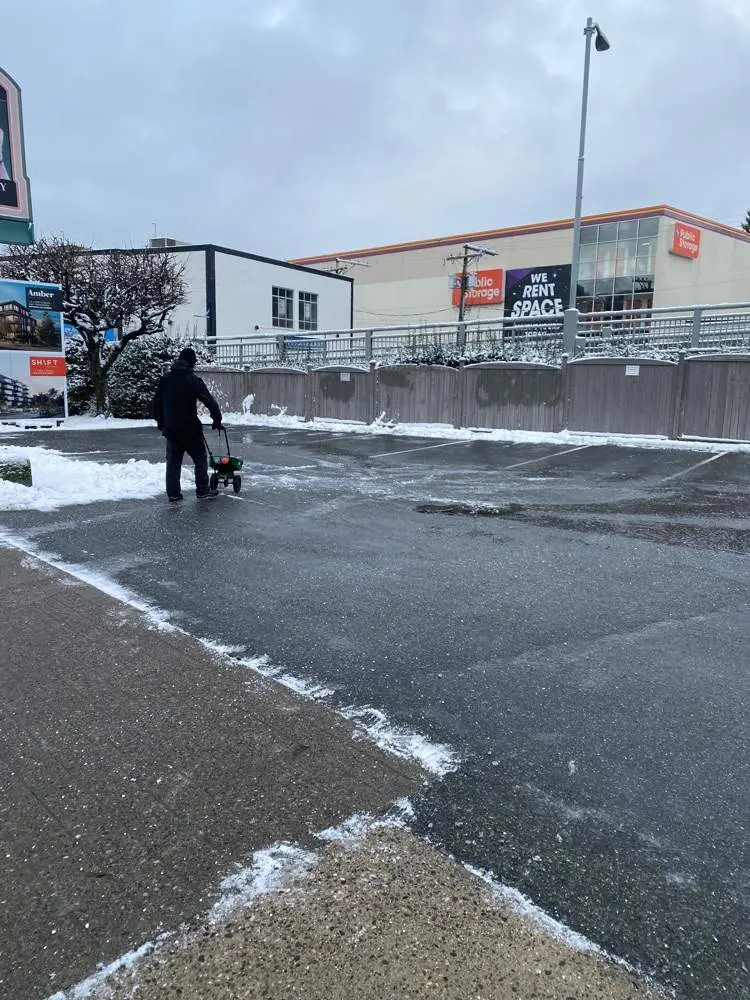 Commercial property snow removal in Vancouver