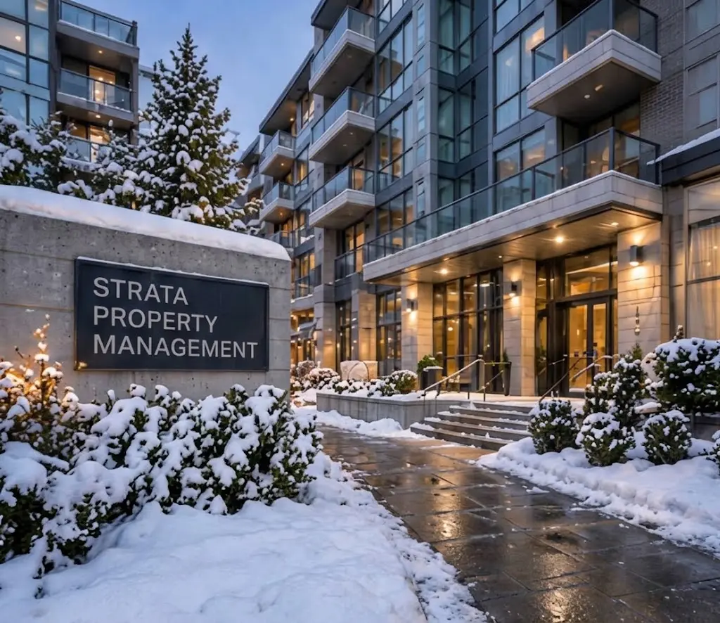 Strata property salting and ice management services in Vancouver