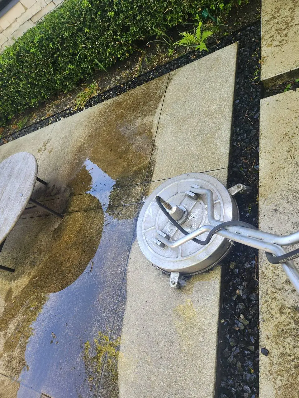 Paving stone and tile deck cleaning Vancouver