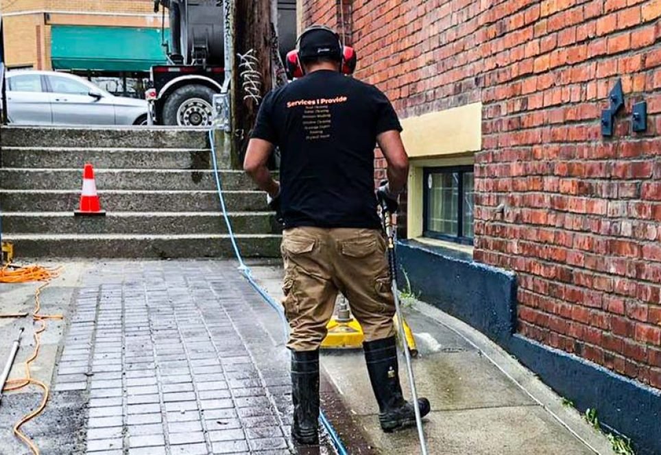 pressure washing