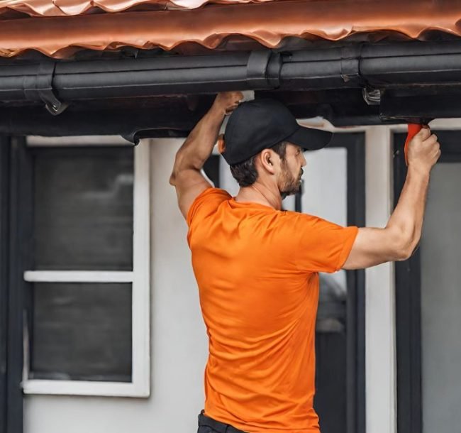 gutterepairservice burnaby Gutter flushing and downspout cleaning in South Surrey