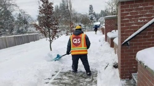 snow removal service sidewalk clearing vancouver Quicksidekick